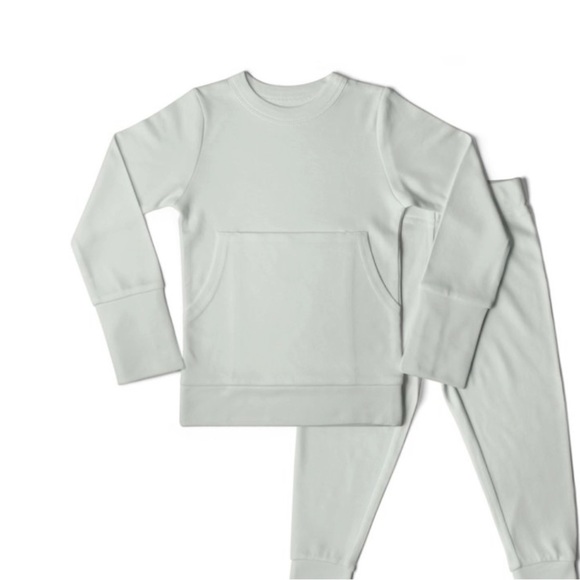 Goumi  Thermal Organic Cotton Jogger Set Color Stone - Picture 7 of 16